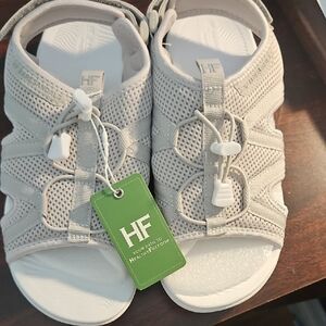 HF BARE SANDALS GRAY